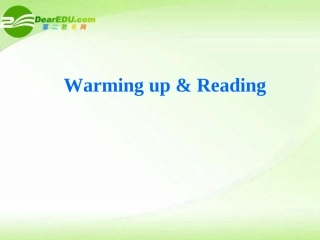 高中英语-Unit-1-Living-well-Warming-up-&-Reading课件-新人教版选修7