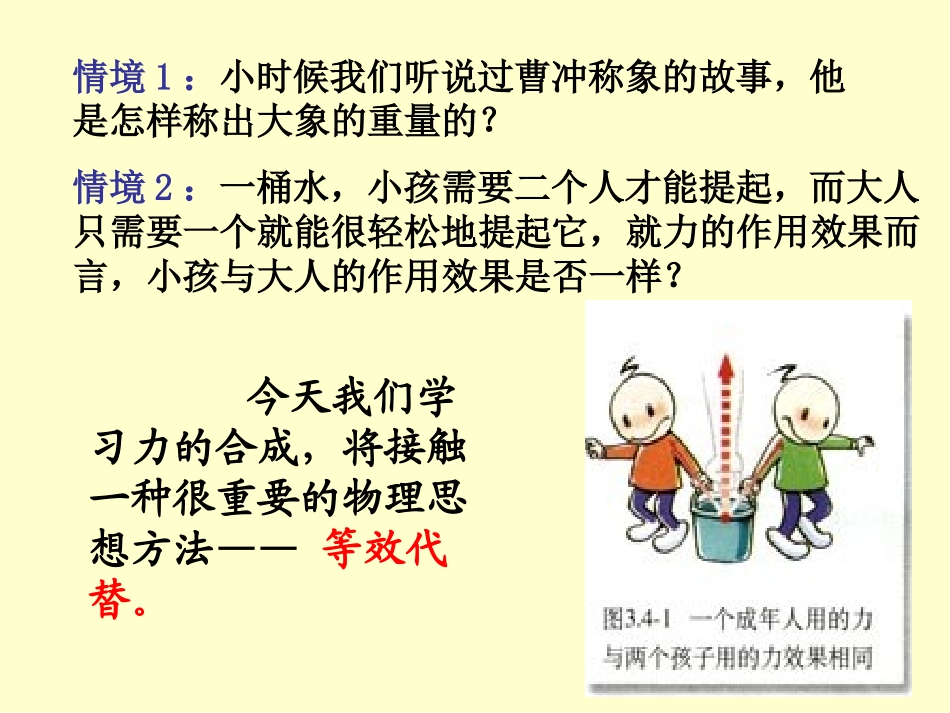 高中物理-§5-1力的合成课件-鲁科版必修1_第2页