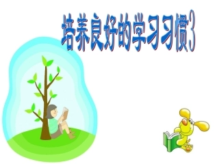 《培养良好的学习习惯3》