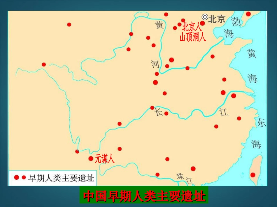 陕西省汉中市陕飞二中2013年七年级历史上册《第1课-祖国境内的原始人类》课件-新人教版_第3页