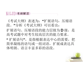 2012年高考语文专题扩展语句(7)精品课件