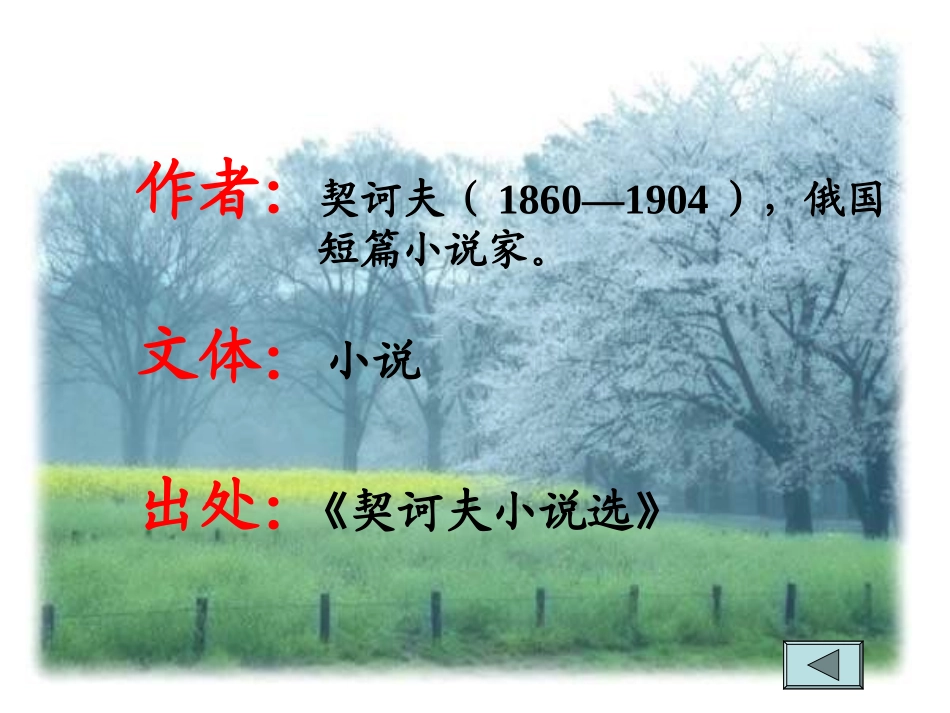 九年级语文下册《变色龙》课件3-人教新课标版_第3页