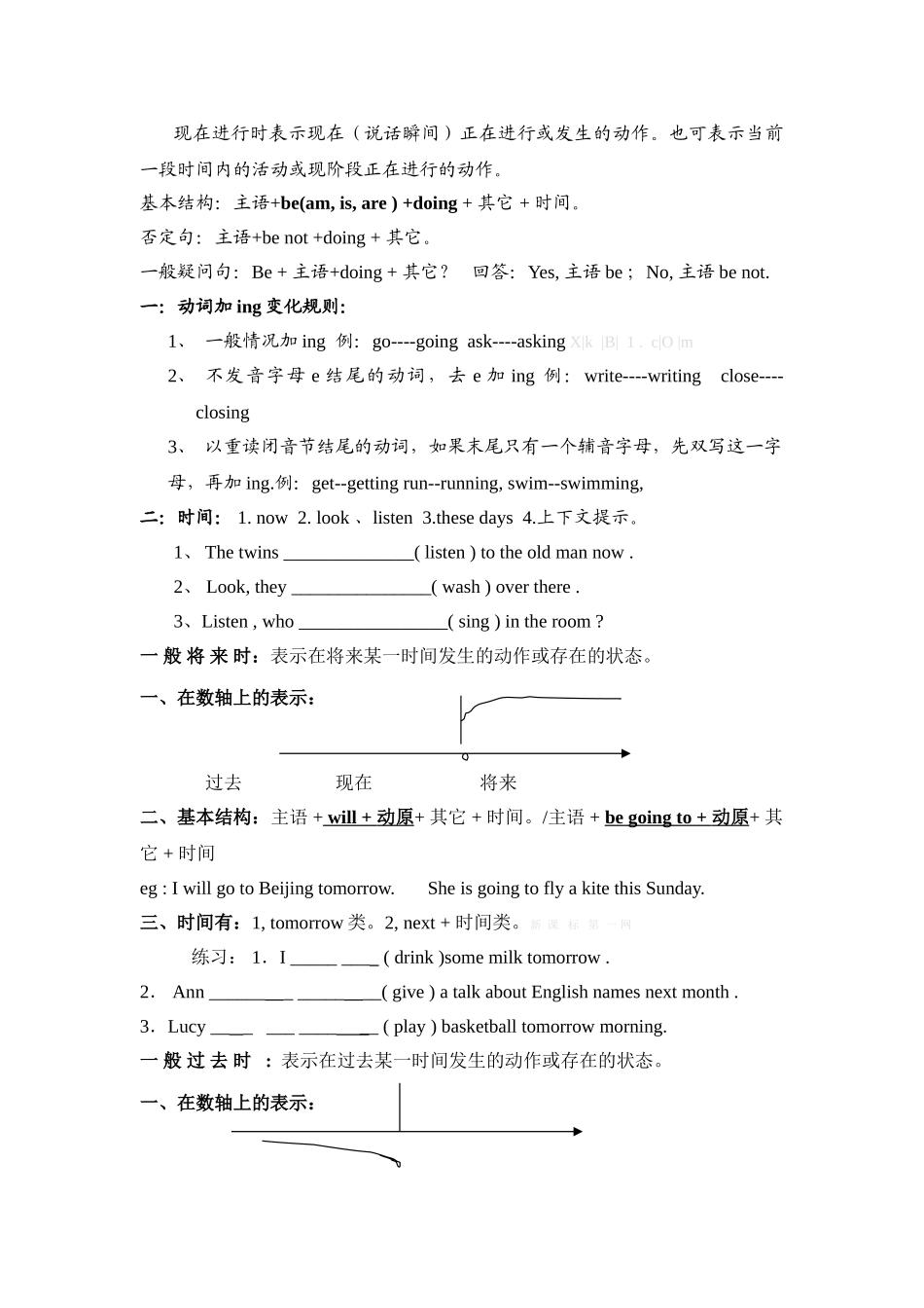 2013年六年级英语下册期末时态复习试卷_第2页