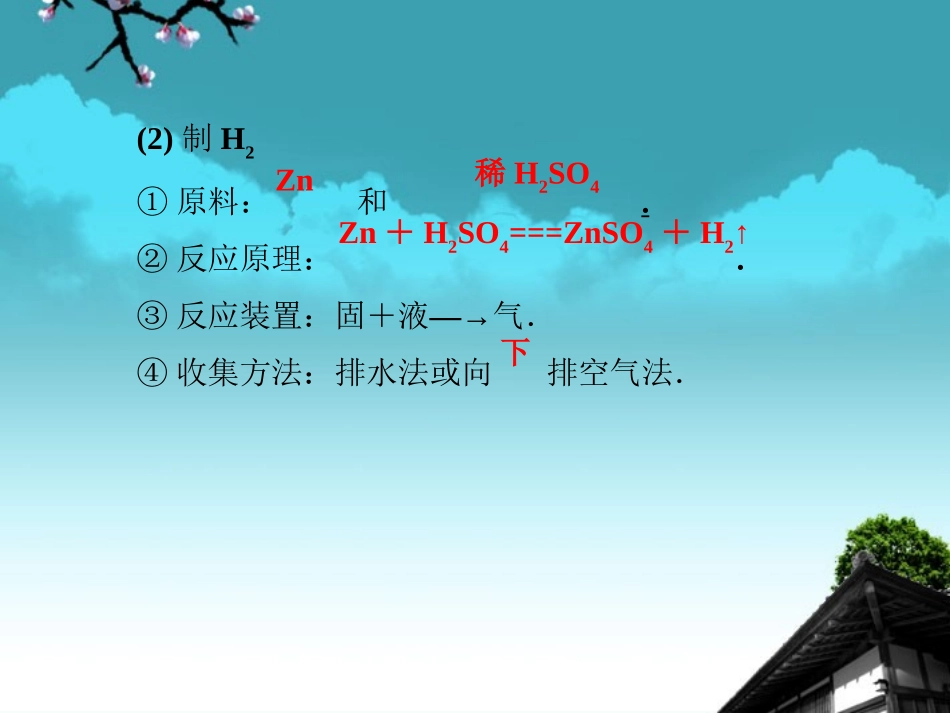 内蒙古伊图里河高级中学高中化学《1.1.3-气体的制备和实验方案的设计》课件-新人教版必修1_第3页