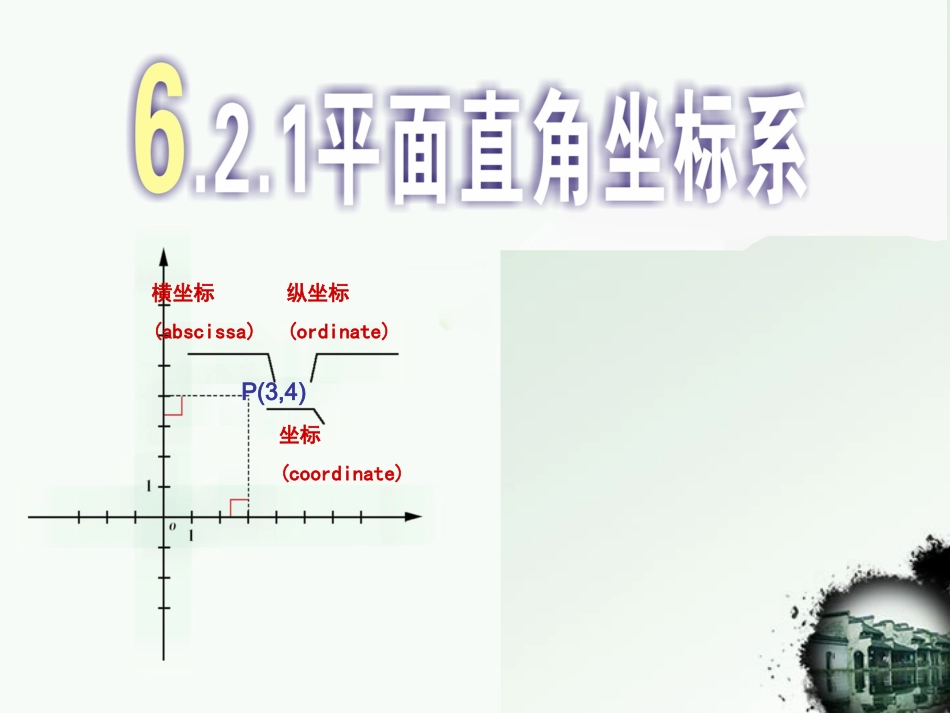 浙江省绍兴县八年级数学《6.2.1平面直角坐标系》课件-人教新课标版_第3页