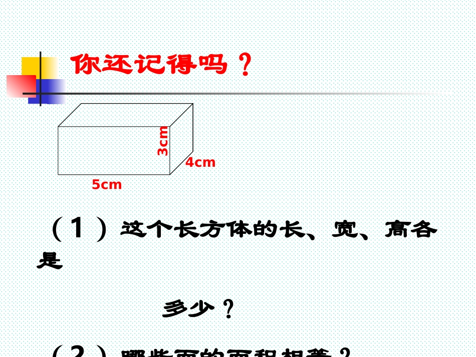 3.2单元长方体和正方体的表面积_第2页