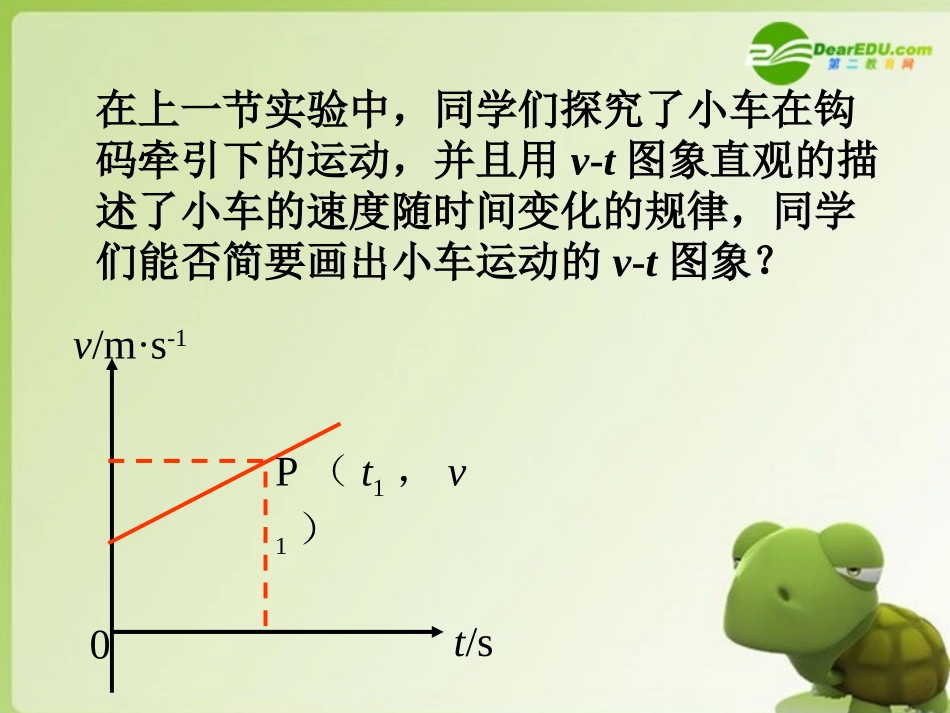 高中物理-匀变速直线运动的速度与时间的关系课件-新人教版必修1_第2页