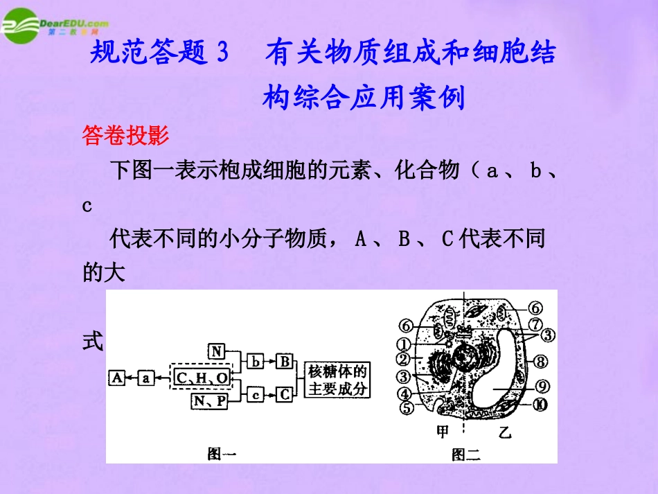 2011届高考生物-考点专题复习课件45_第1页