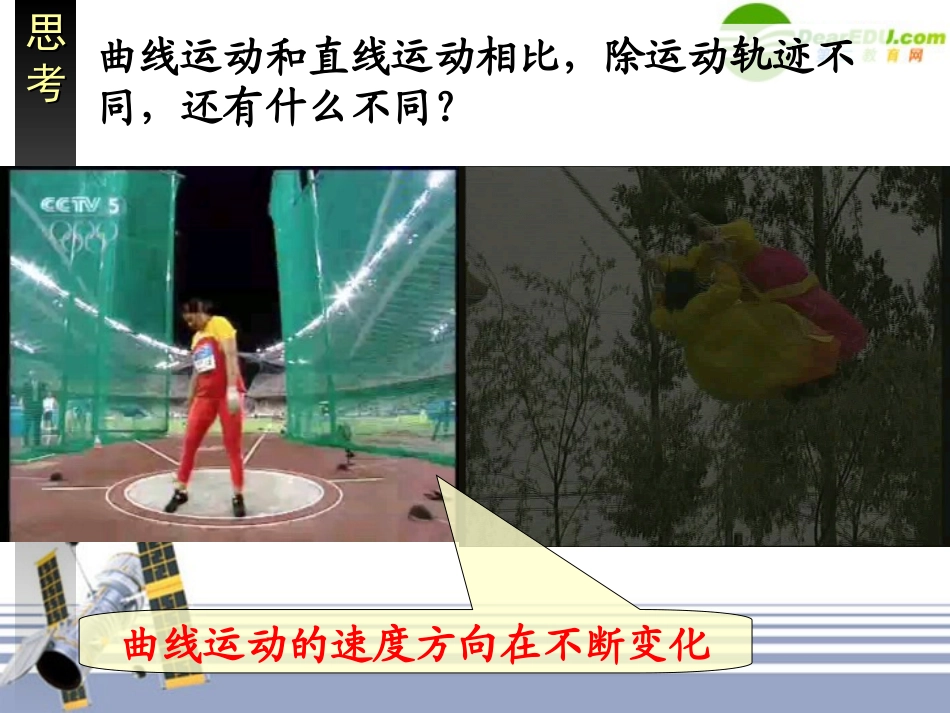 高中物理-新课标曲线运动课件-新人教版必修2_第3页