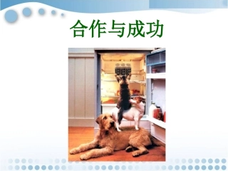 《合作与成功》课件