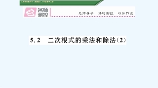 5.2-二次根式的乘法和除法(2)