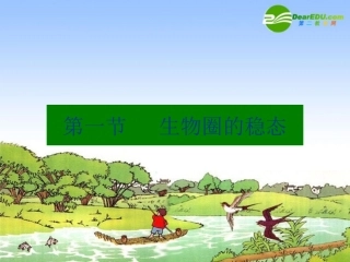 高中生物：生物圈的稳态课件-苏教版必修1