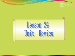 陕西省汉中市陕飞二中九年级英语上册《unit3-Buying-and-Selling》Lesson-24新课标同步授课课件-冀教版