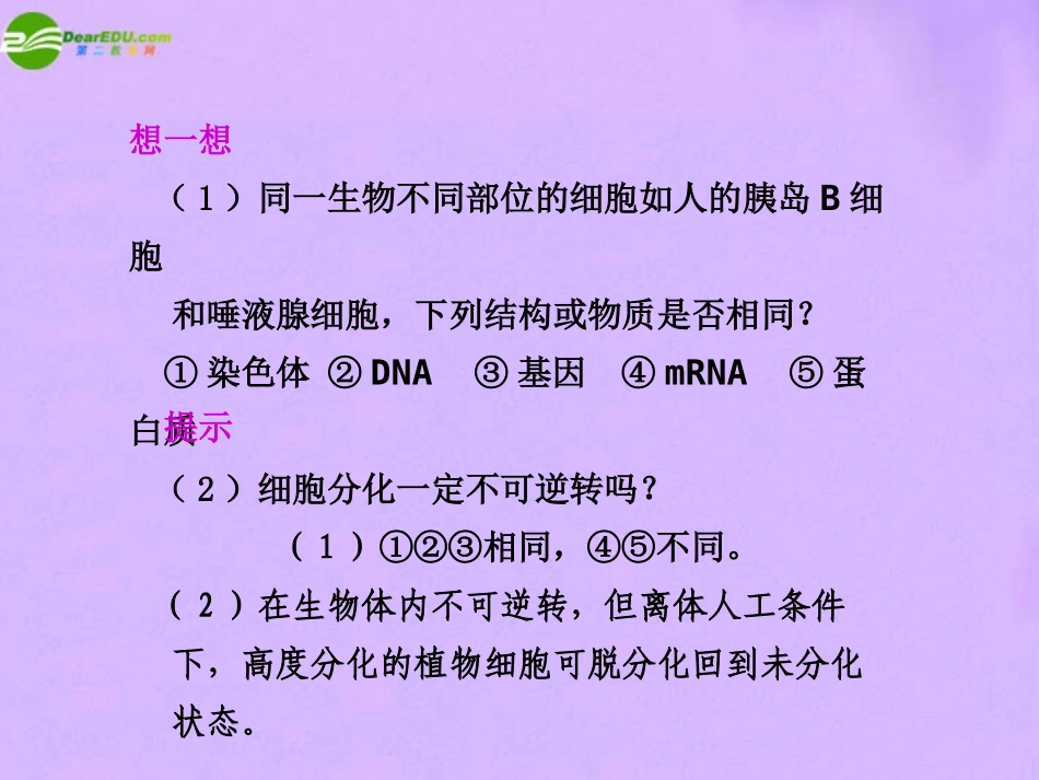 2011届高考生物-考点专题复习课件13_第3页