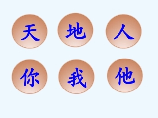 (部编)人教2011课标版一年级上册tiandiren