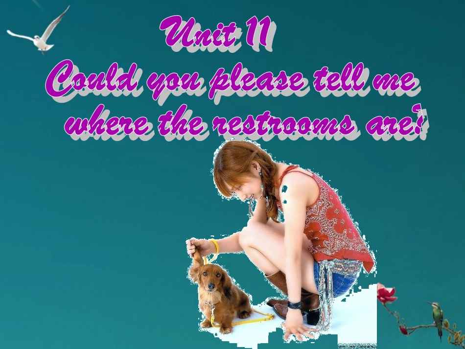 浙江省临安市於潜第二初级中学九年级英语上册《Unit11-Could-you-please-tell-me-where-the-restrooms-are_第1页