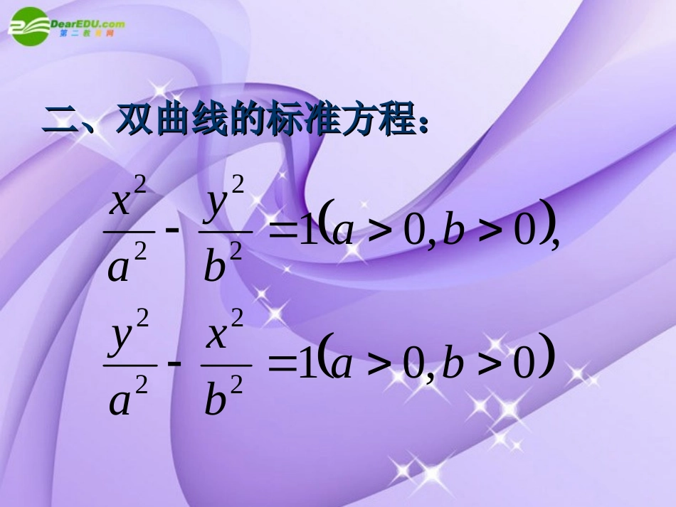 高三数学-双曲线复习课件-人教大纲版_第3页