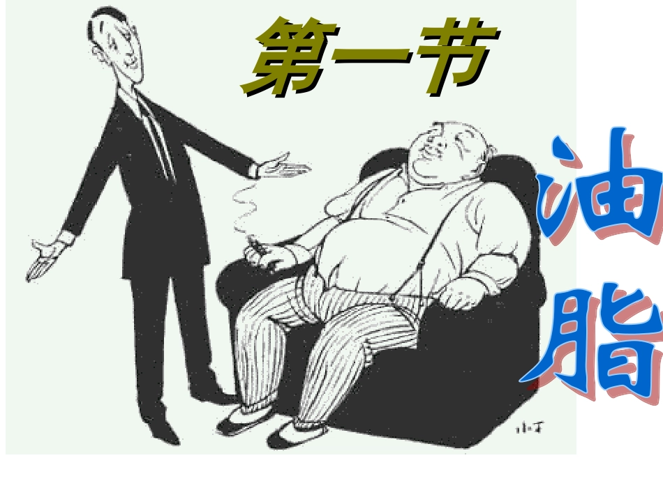 高中化学-第四章第一节《油脂》优秀课件-新人教版选修5_第3页