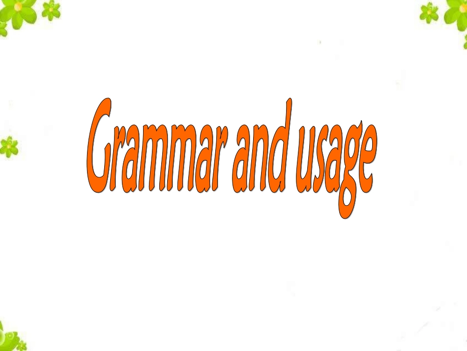 U1M1grammarandusage1-2_第1页