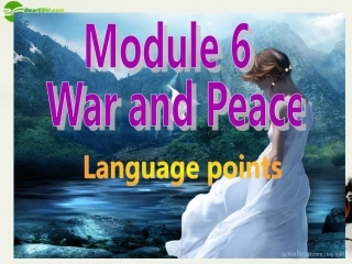 高中英语-Module6《War-and-Peace》Grammar2课件-外研版选修6