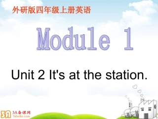 Unit2It'satthestation.