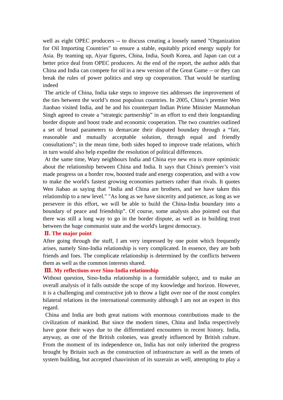 (1)A-report-on-Sino-India-relationship关于中印关系的报告_第2页