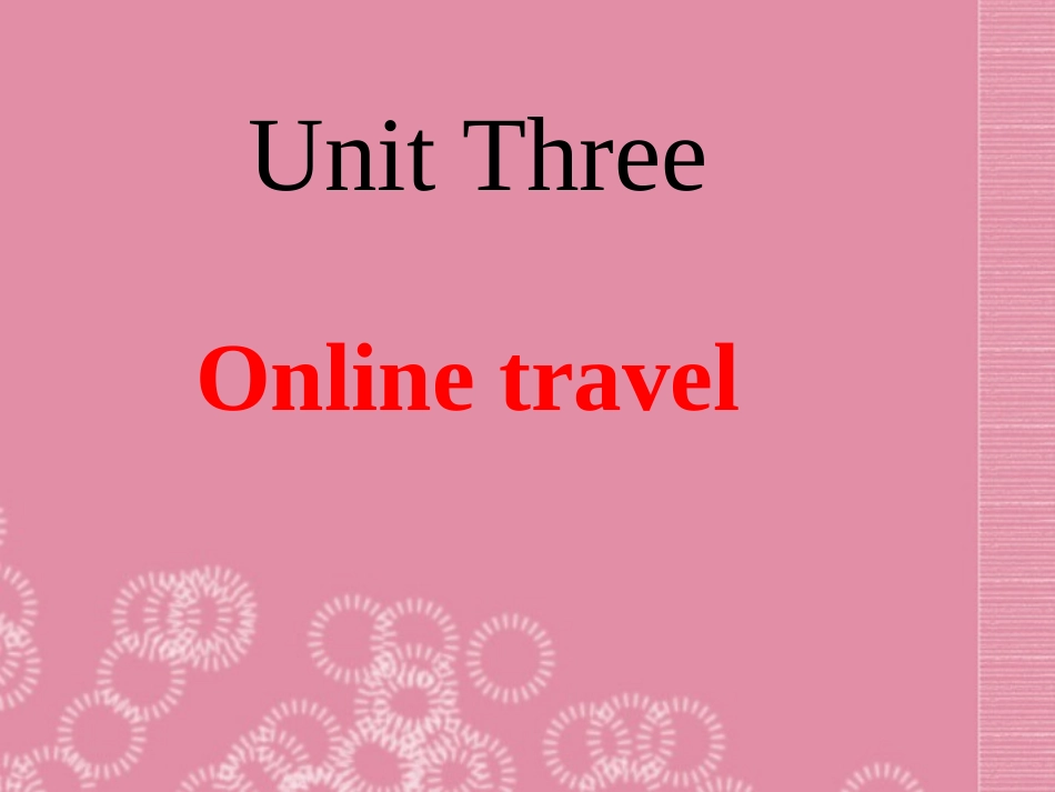 江苏省宿迁市钟吾初级中学八年级英语下册《Unit-2-Travelling-Period1》课件-人教新目标版_第1页