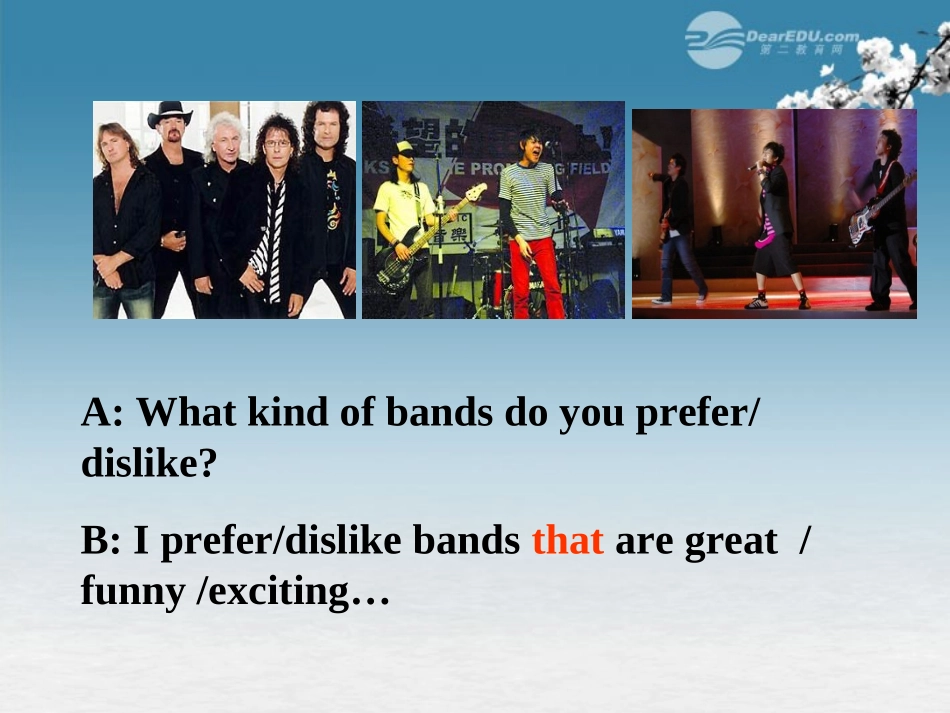 浙江省台州市黄岩区头陀镇中学九年级英语-Unit-6-I-like-music-that-I-can-dance-to-Period-4课件-人教新目_第3页
