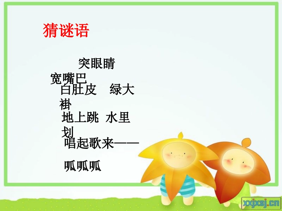 (综合表演)小青蛙找家_第1页