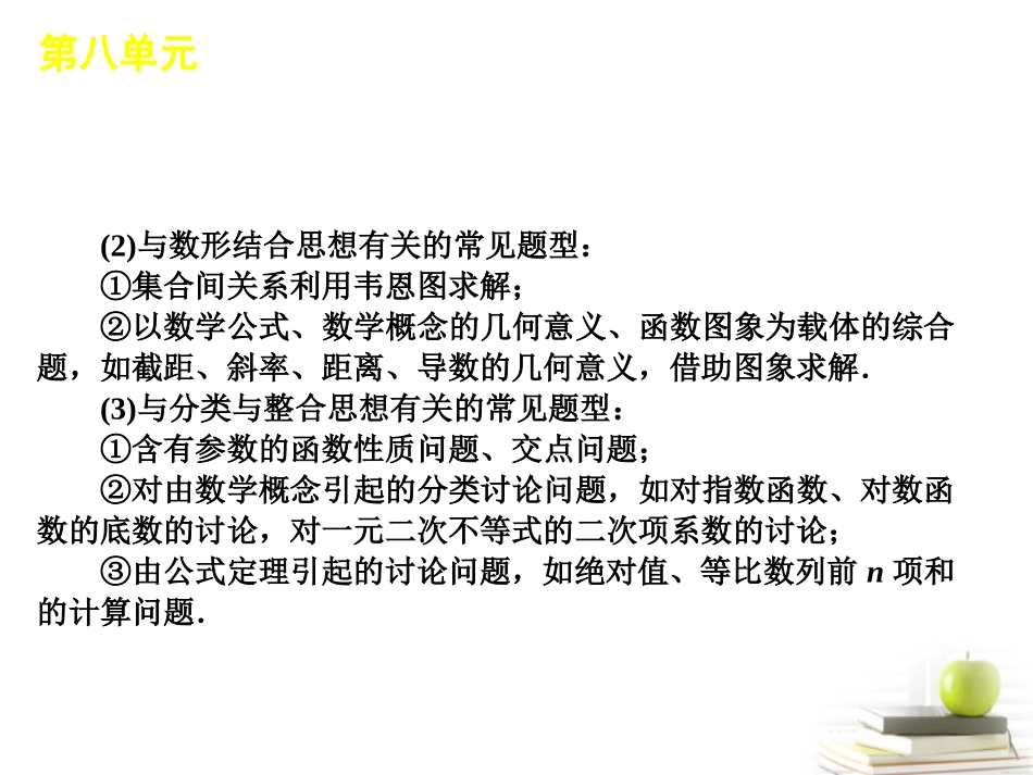 【60天冲刺】2012年高考数学二轮三轮总复习专题学案-第8单元-数学思想方法专题课件-(江苏文理通用)_第2页