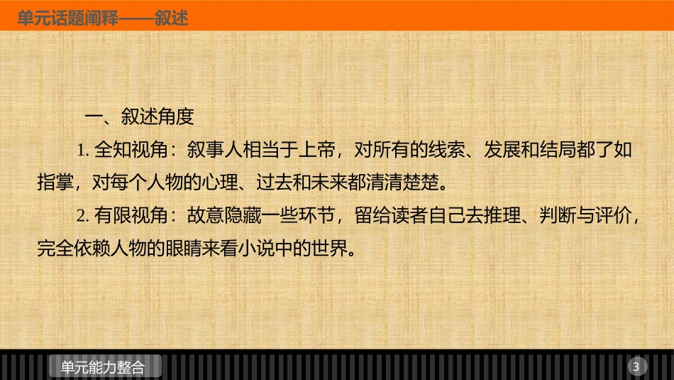2018版高中语文人教版外国小说欣赏课件：第一单元-单元能力整合-第一单元--语文备课大师【全免费】_第3页