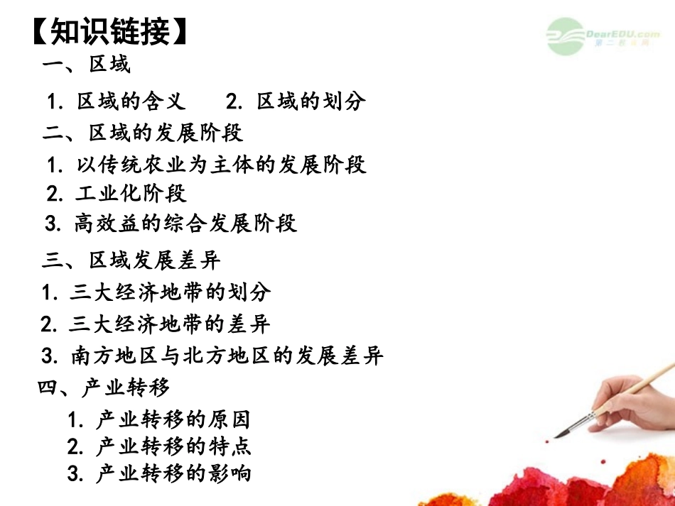 浙江省建德市新安江高级中学2012届高三地理-区域经济协调发展课件_第3页