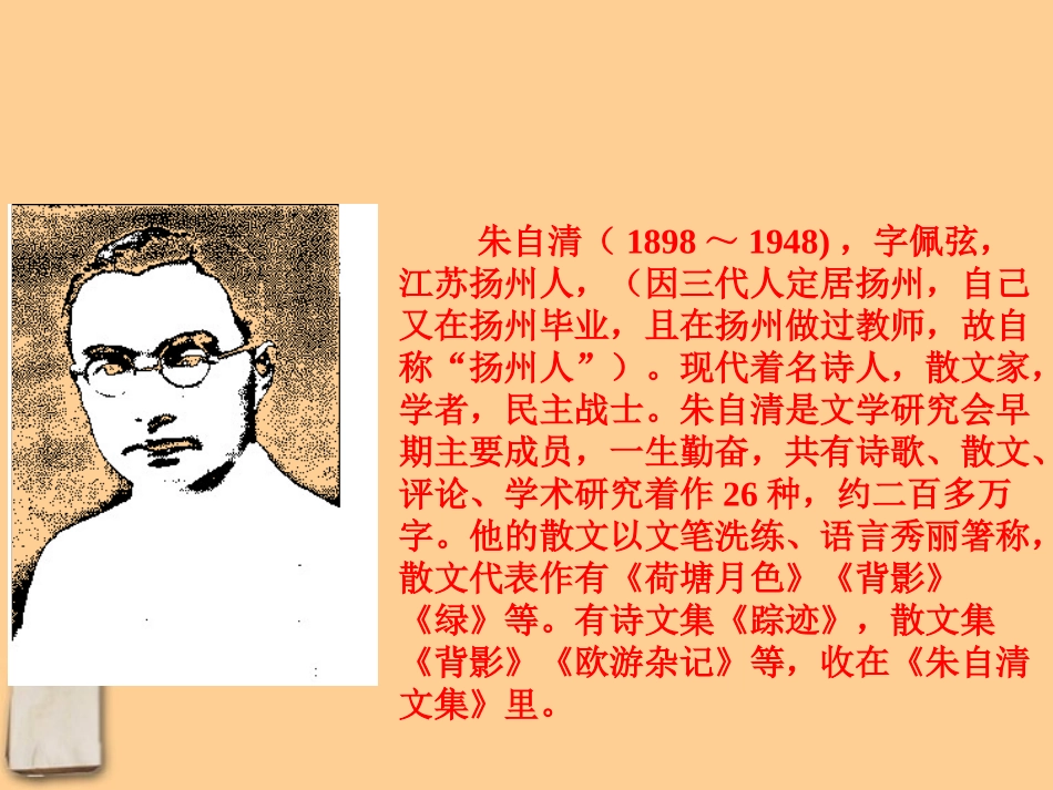 广东省梅州市培英中学八年级语文下册-《背影》课件(1)-语文版_第3页