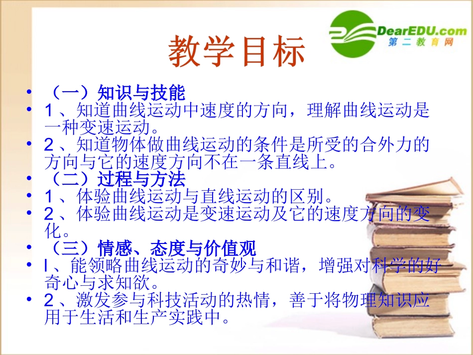 高中物理-5.1《曲线运动》课件4-新人教版必修2_第3页