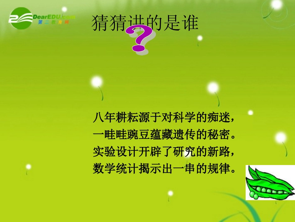 生物-1.1《分离定律》课件-浙教版必修2_第3页