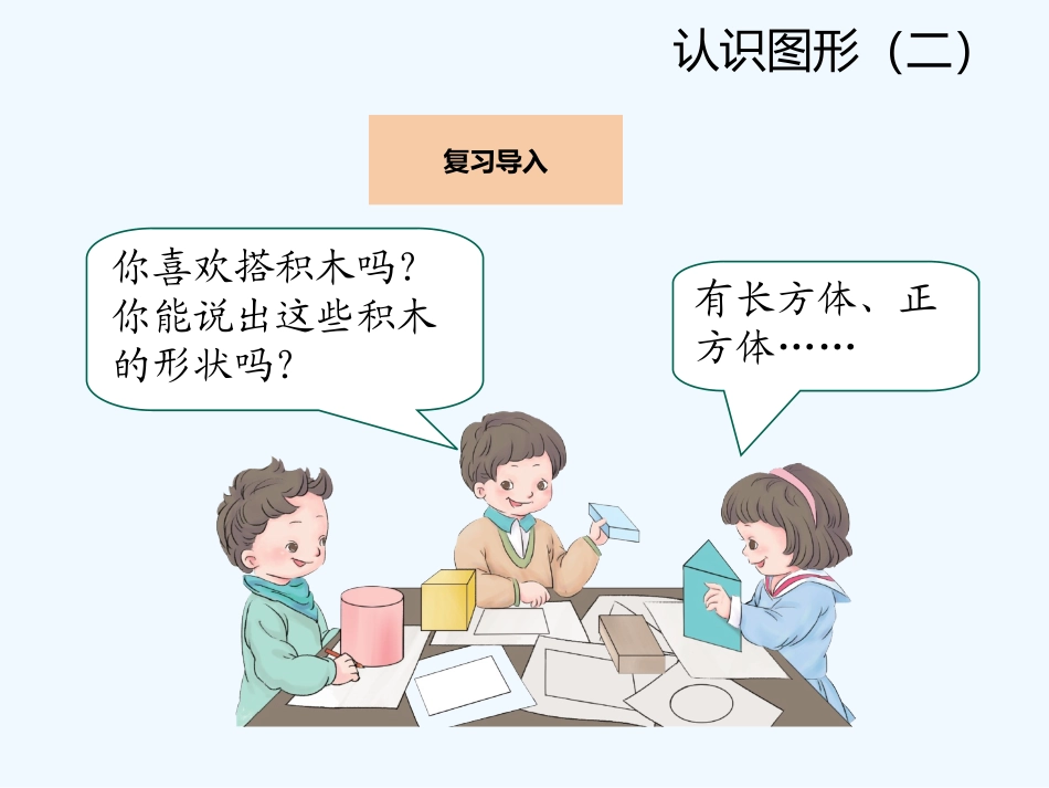 2016一年级下册第一单元-第一节-第1课时-认识平面图形_第3页