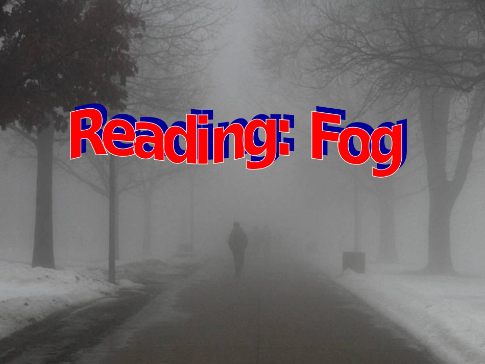 Reading(1)：Fog_第2页