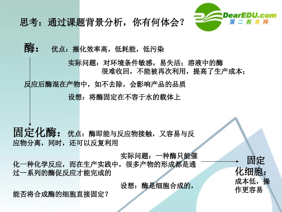 高中生物：酵母细胞的固定化课题3课件-人教版选修1_第2页