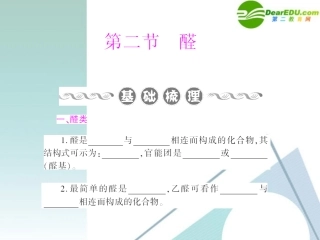 高中化学-3.2《醛》课件-新人教版选修5