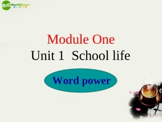高中英语-Unit-1《School-life》Word-power课件4-牛津译林版必修1