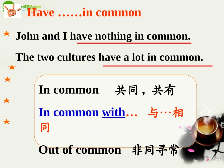 高中英语-Module1《British-and-American-Englishcorner》cultural-corner-and-task课件1-外研版必修5_第1页
