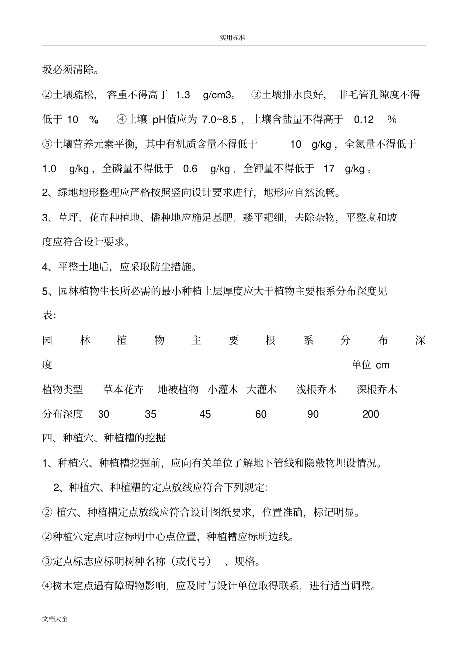 园林绿化工程苗木栽植要求规范_第3页