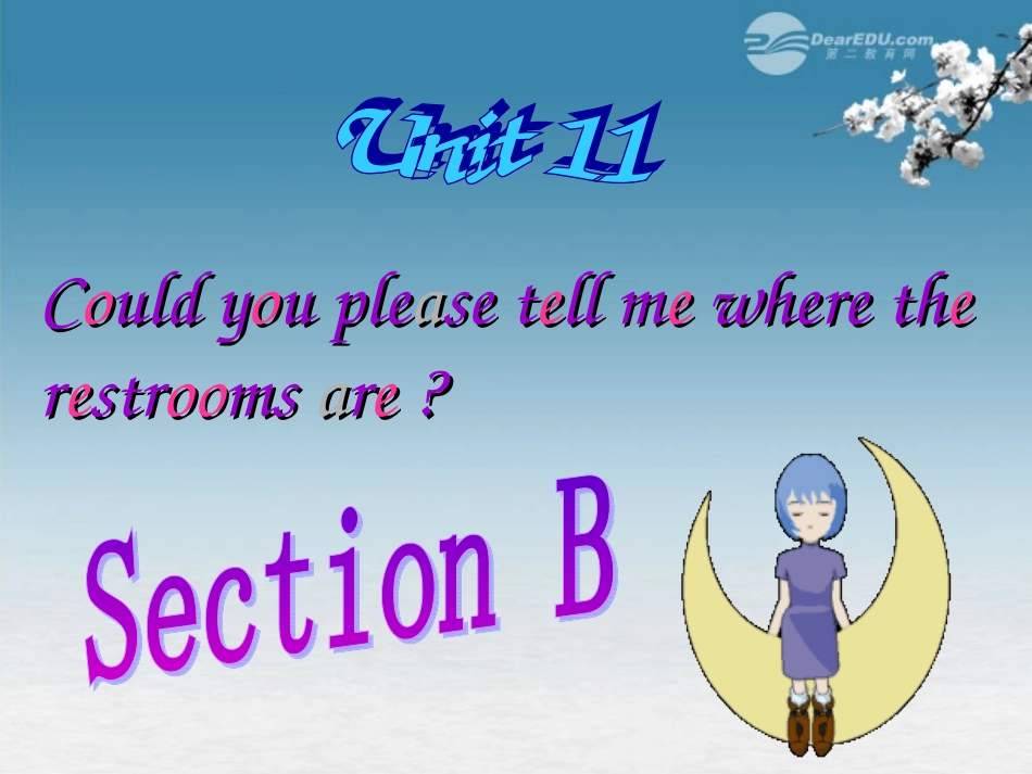 浙江省台州市黄岩区头陀镇中学九年级英语-Unit-11-Could-you-please-tell-me-where-the-restrooms-are-Peri_第1页