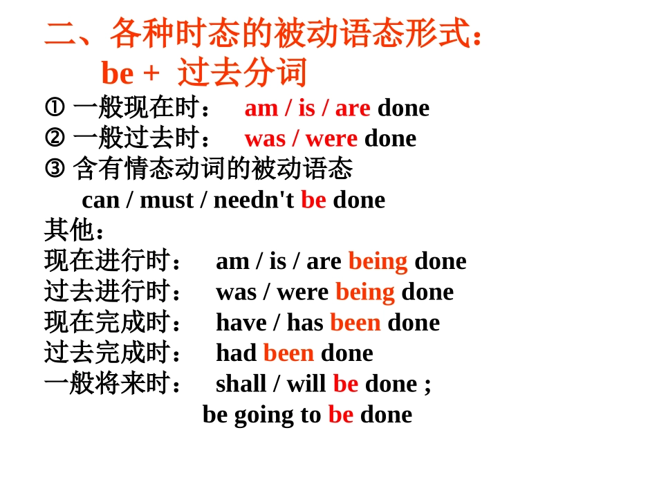 -被动语态复习课件ppt_第3页