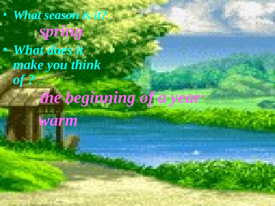 七年级英语下册-Module-3-Unit-2-We-love-all-four-seasons课件-上海牛津版_第2页