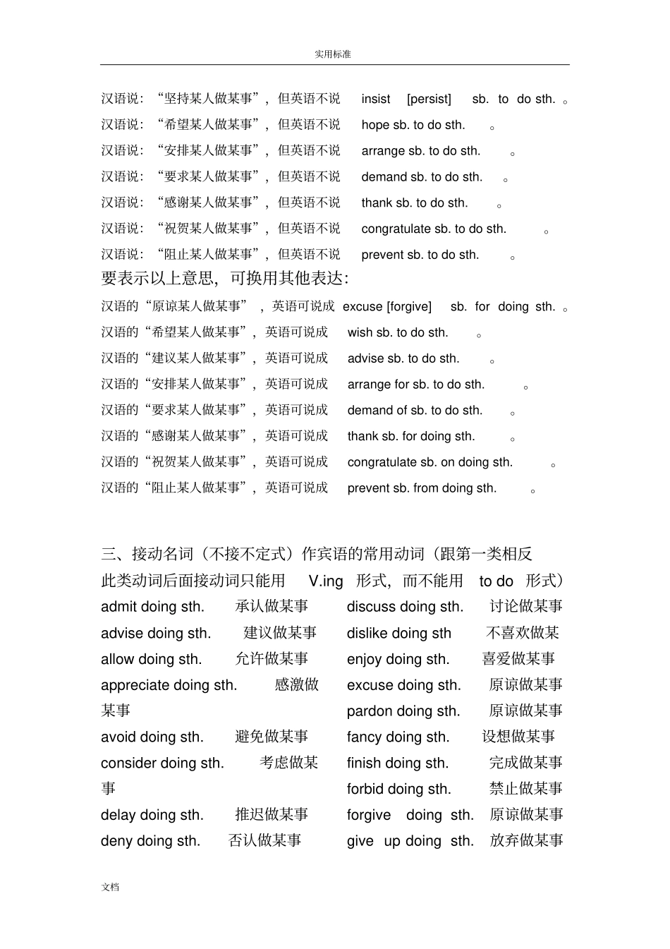 固定句型及固定搭配归纳_第3页