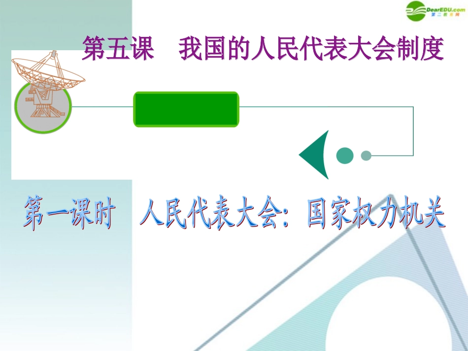 江苏省2012届高考政治复习-第三单元-第五课-第一课时-人民代表大会：国家权力机关课件-新人教版必修2_第2页