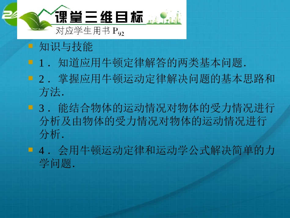 高中物理-用牛顿运动定律解决问题(一)课件-新人教版必修1_第2页
