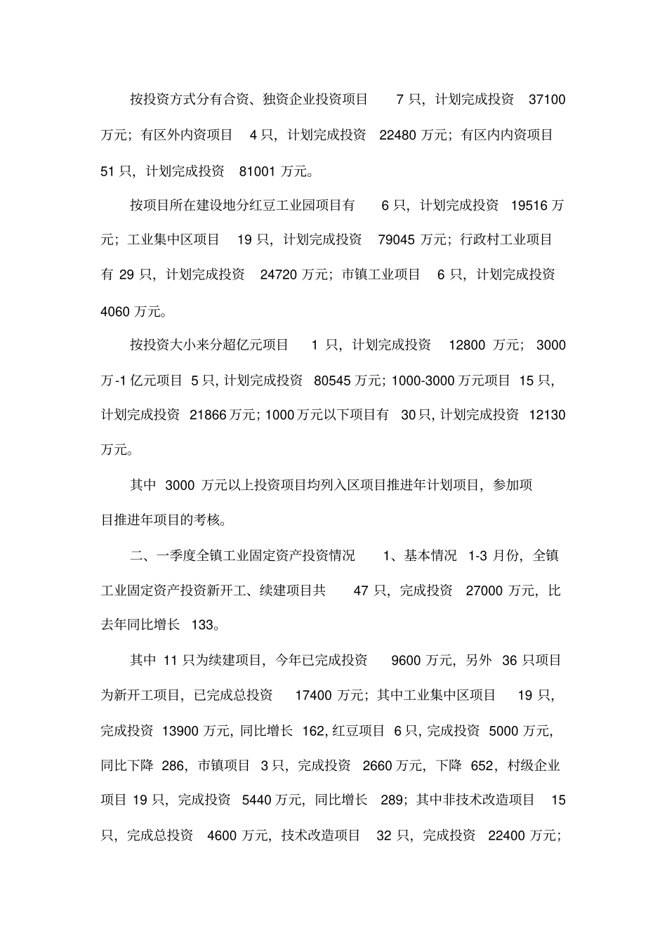 固定资产投资情况汇报_第2页