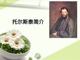 托尔斯泰简介-1